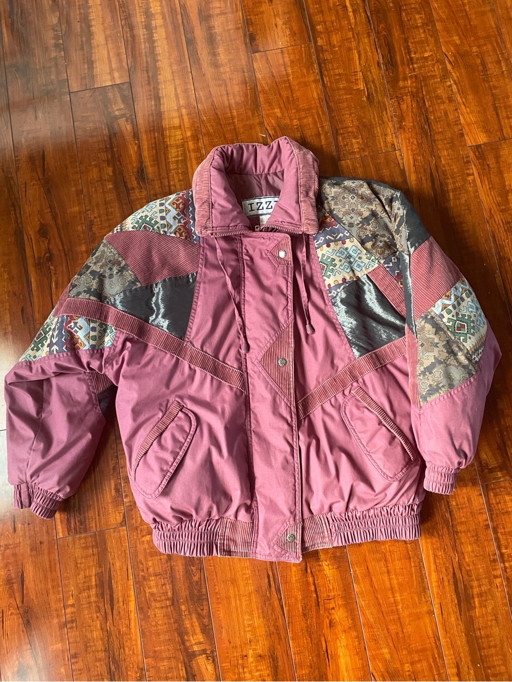 IZZI Vintage Quilted Puffer Jacket